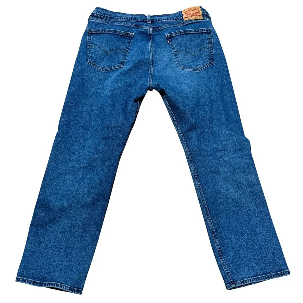 Levi's 505 Denim Jeans Regular Fit Men's W36 L29 99% Cotton Stretchy Goldenrod